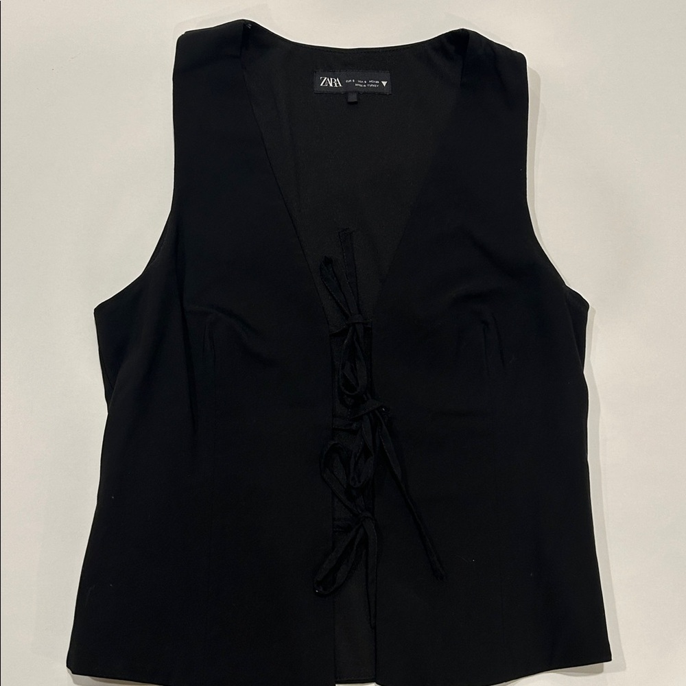 Zara Tied Stretch Top - Picture 2 of 2